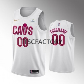 Cleveland Cavaliers Custom Nike 2022-23 Association Edition Valkoinen Miesten Pelipaidat Swingman